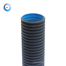 high quality large double wall corrugated drainage underground pn10 hdpe pipe for sale